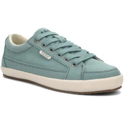 Taos Footwear Women's Moc Star 2 - Mineral Blue Distressed