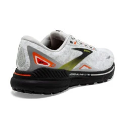 BROOKS Men's Adrenaline GTS 23 - Oyster / Black / Red Orange -Shoe Promotion Store brooks 110391017 h 43279.1705266646