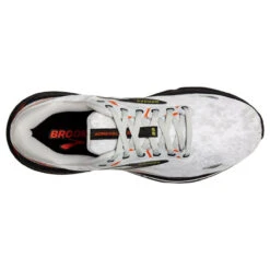 BROOKS Men's Adrenaline GTS 23 - Oyster / Black / Red Orange -Shoe Promotion Store brooks 110391017 o 78684.1705266867