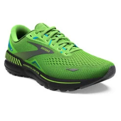 Brooks Men's Adrenaline GTS 23 - Green Gecko / Grey / Atomic Blue -Shoe Promotion Store brooks 110391373 a 46033.1705269367