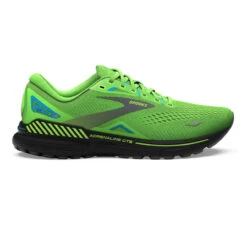 Brooks Men's Adrenaline GTS 23 - Green Gecko / Grey / Atomic Blue