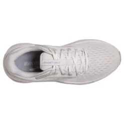 Brooks Women's Ghost Max - White / Oyster / Metallic Silver -Shoe Promotion Store brooks 120395124 o 29991.1704468610