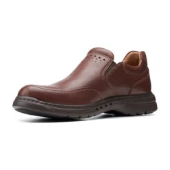 Clarks Men's Un.Brawley Step - Mahogany Leather -Shoe Promotion Store d 58774.1605728203