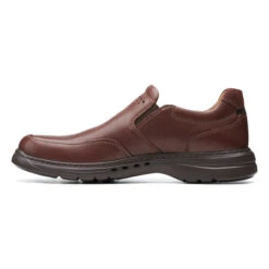 Clarks Men's Un.Brawley Step - Mahogany Leather -Shoe Promotion Store e 96400.1605728208