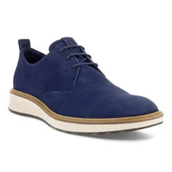 ECCO Men's ST.1 Hybrid Shoe (Plain Toe) - Navy
