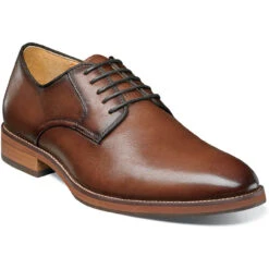 Florsheim Men's Blaze Plain Toe Oxford - Cognac