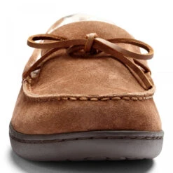Vionic Men's Adler Slipper - Chestnut -Shoe Promotion Store gallery 566adler chestnut front 15896.1641310562