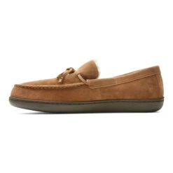 Vionic Men's Adler Slipper - Chestnut -Shoe Promotion Store gallery adler chestnut left 22582.1641310567