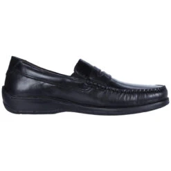 Johnston & Murphy Men's Crawford Penny Loafer - Black -Shoe Promotion Store jmPennySix 93531.1597432312