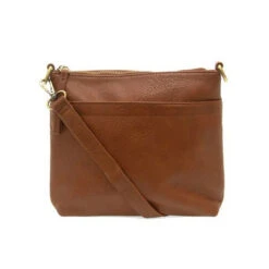 Joy Susan Layla Top Zip Crossbody Bag - Walnut