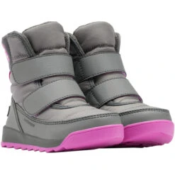 Sorel Toddler Whitney II Strap Boot - Quarry / Grill -Shoe Promotion Store l 80535.1663880014