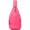 Baggallini Central Park Sling - Hot Pink Puff