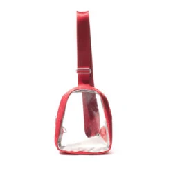 Baggallini Clear Stadium Mini Sling - Red