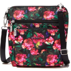 Baggallini Modern Pocket Crossbody - Fuchsia Rose