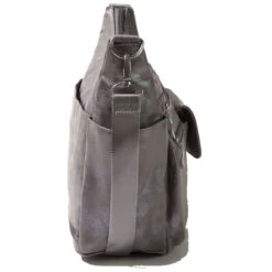 Baggallini Modern Everywhere Hobo - Silver Metallic Vegan Suede -Shoe Promotion Store s1 76635.1691783157