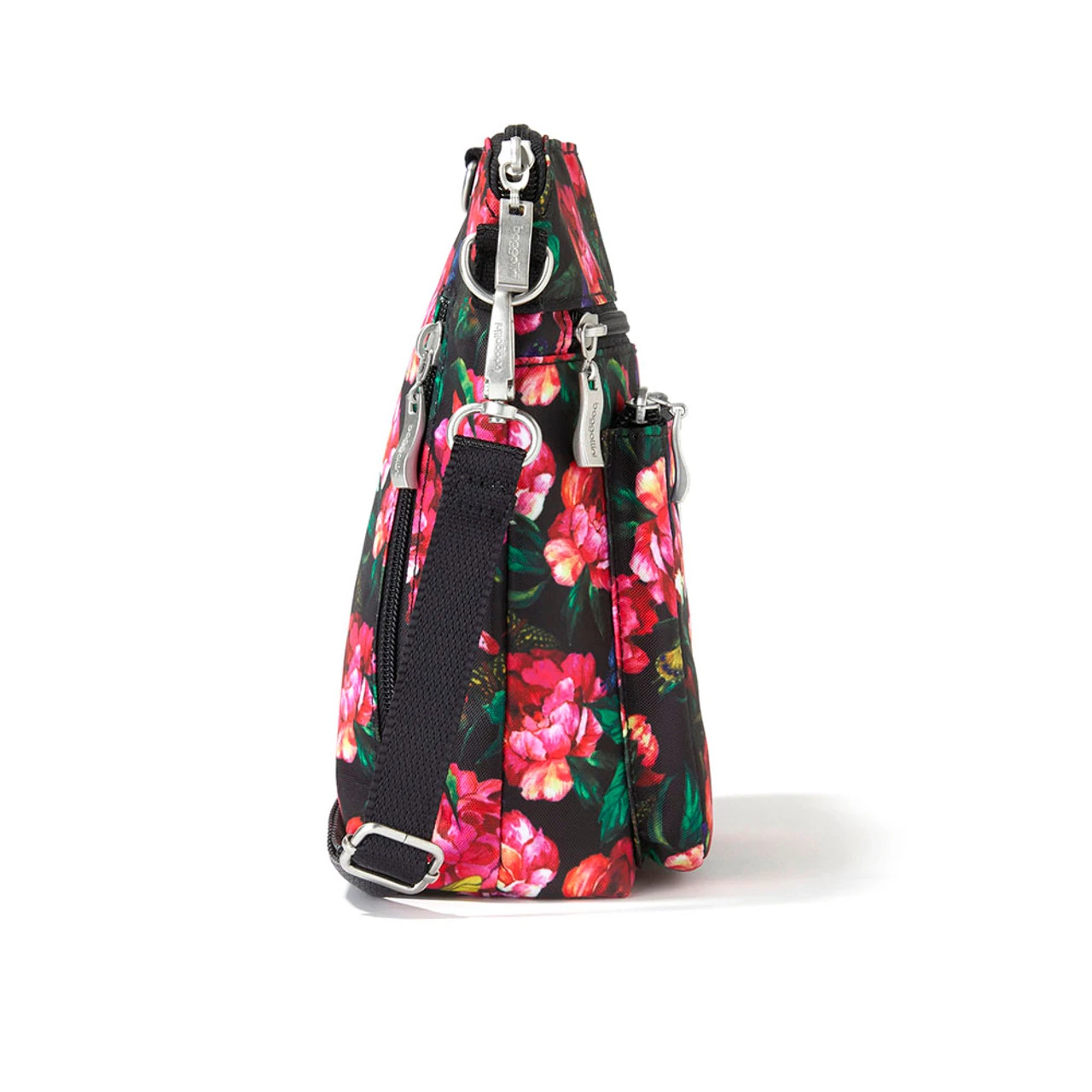 Baggallini Modern Pocket Crossbody - Fuchsia Rose 2 Baggallini Modern Pocket Crossbody - Fuchsia Rose - Image 2