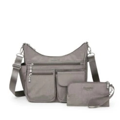 Baggallini Modern Everywhere Hobo - Sterling Shimmer