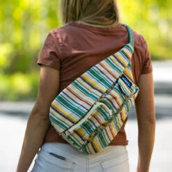 Kavu Mini Interwoven Rope Bag - Prism Stripe -Shoe Promotion Store w4 65139.1651866337