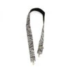 Joy Susan Guitar Strap - Zebra Faux Fur